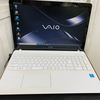 快適ノート◇VAIO VJF156C11N◇白◇新品SSD240GB◇メモリ8GB WEBカメラ◇