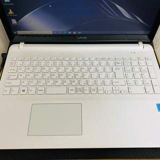 快適ノート◇VAIO VJF156C11N◇白◇新品SSD240GB◇メモリ8GB WEBカメラ◇
