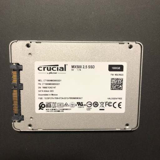 動作品 Crucial SATA SSD 1000GB