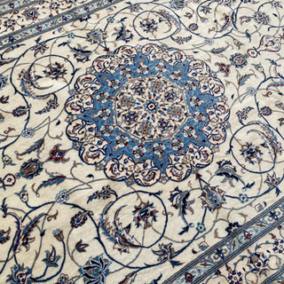 ナイン産 6LA ペルシャ絨毯 244×157cm