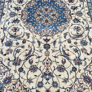 ナイン産 6LA ペルシャ絨毯 244×157cm