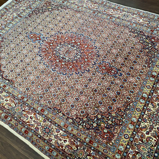 ムード産 ペルシャ絨毯 シルク入り 245×187cm