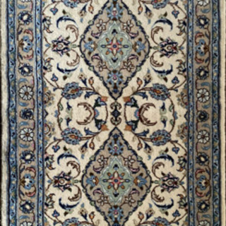 カシャン産 ペルシャ絨毯 ランナー 301×84cm