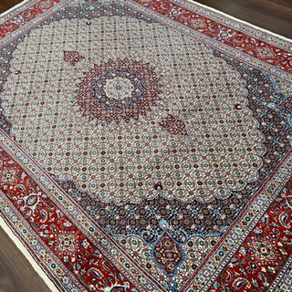 ムード産 ペルシャ絨毯 シルク入り 270×196cm