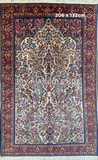サルーク産 ペルシャ絨毯 メヘラブ 206×132cm