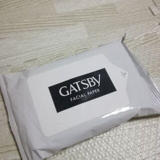 お譲り先決定【フェイスペーパー　GATSBY(ギャッツビー)】未使用品