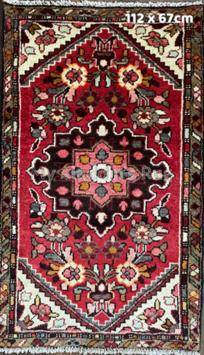 リリアン産 ペルシャ絨毯 112×67cm