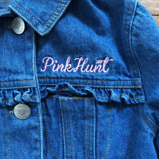 値下げ ピンクハント Gジャン デニムジャケット ジージャン 1 Xxs ホップ 東区役所前のキッズ用品 子供服 の中古あげます 譲ります ジモティーで不用品の処分