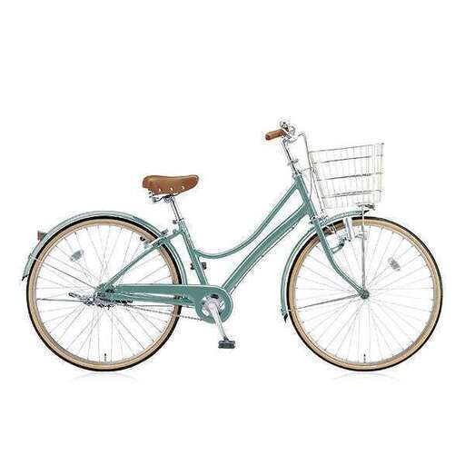 【中古美品】27型 自転車 エブリッジL（E.Xモダングリーン/シングル） EB70L【2017年モデル】