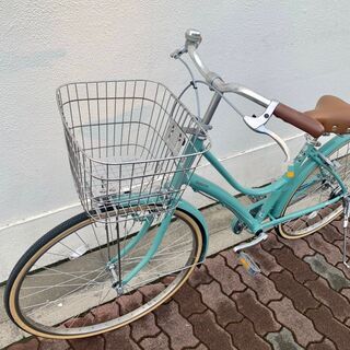 31%割引定番 【中古美品】27型 自転車 エブリッジL モダングリーン ...