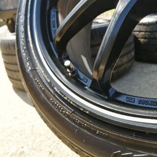 オデッセイ着用　wark アルミホイール&タイヤセット