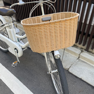 電動アシスト自転車 ブリヂストン デリーシェ 白 電動アシスト自転車