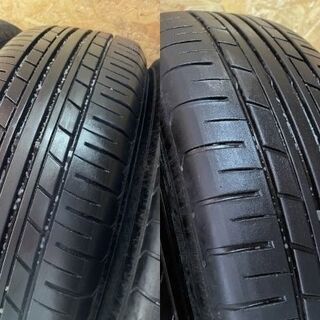 【YOKOHAMA ECOS ES31 175/65R14】夏タイヤ【ENKEI SMACK 社外 14インチ 5.5J4HPCD100+43】2017年製 キューブ ノート デミオ等　(MTH66) クレジットカード QR決済可能