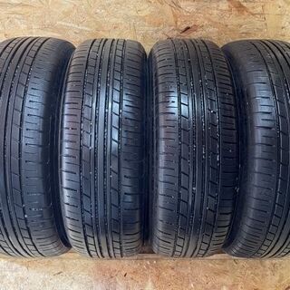 【YOKOHAMA ECOS ES31 175/65R14】夏タイヤ【ENKEI SMACK 社外 14インチ 5.5J4HPCD100+43】2017年製 キューブ ノート デミオ等　(MTH66) クレジットカード QR決済可能