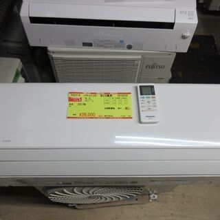 K02114 パナソニック 中古エアコン 主に6畳用 冷2.2kw／暖2.2kw - エアコン 
