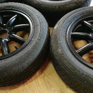 ブラックレーシングホイール・タイヤセット