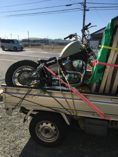 貨物軽自動車運送事業 軽トラで何でも運びます。バイク (ジャイロ ...