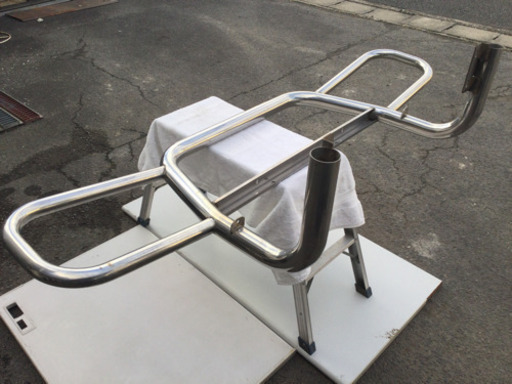 古い バンパーガード 幅184 奥行38 高さ72.5 （cm） トップ ベンチ 
