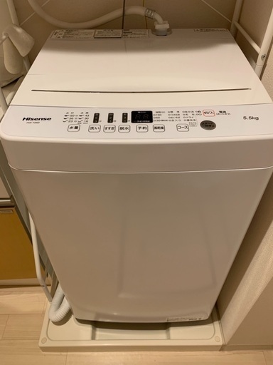 ★  HISENSE 洗濯機　ホワイト★