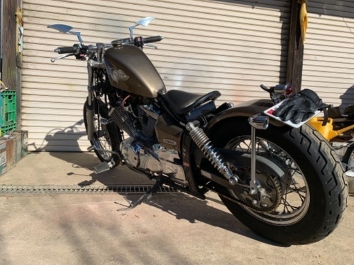 ドラッグスター250 VG02J カスタム 実動 書付 自賠R4年7月 日立南