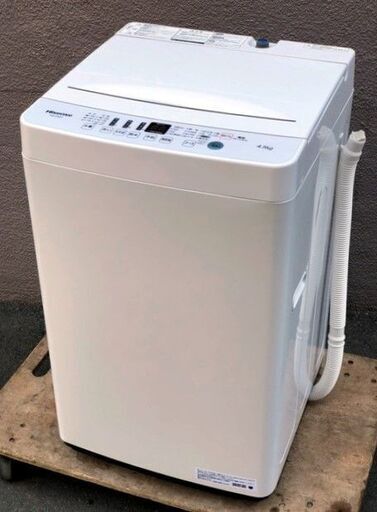 ㊴【6ヶ月保証付】極美品 ハイセンス 4.5kg 全自動洗濯機 HW-E4503【PayPay使えます】