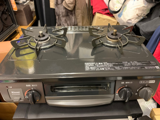 美品☆リンナイガスコンロ KG34NBEL 魚焼グリル未使用