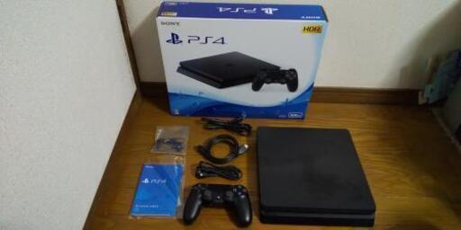 【取引済】PS4 500GブラックCUH2200 + ソフト数本 【明日限定】