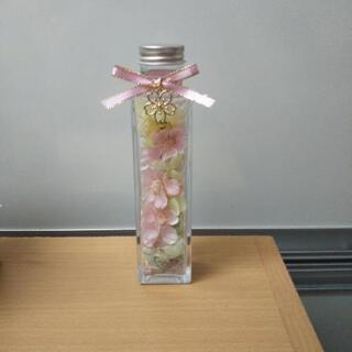 【ネット決済】桜(アーティシャルフラワー)のボトルフラワー