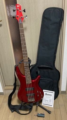 (値下げ）Ibanez SR300EB−CA ベースのスタンド\u0026ソフトケース等付き
