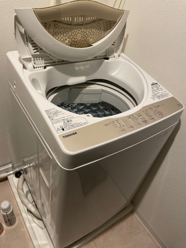 TOSHIBA一人暮らし用洗濯機売ります！
