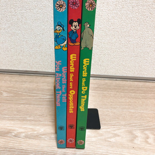 ディズニー英語教材の本　３冊