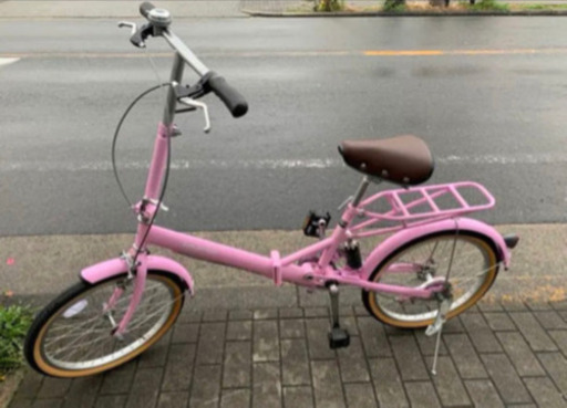 折り畳み自転車❁ピンク　20㌅