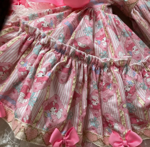 最終値下げ 購入 輸入品 マイメロロリィタドレス 90〜100サイズ