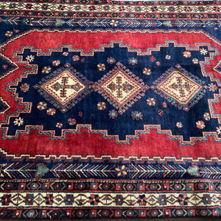 アフサール族 シルジャン トライバルラグ 220×160cm