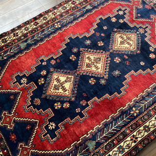 アフサール族 シルジャン トライバルラグ 220×160cm