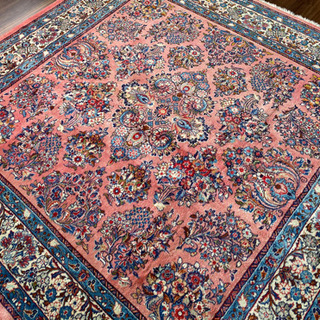 オールド サルーク産 ペルシャ絨毯 211×217cm