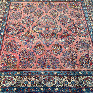 オールド サルーク産 ペルシャ絨毯 211×217cm