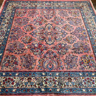 オールド サルーク産 ペルシャ絨毯 211×217cm