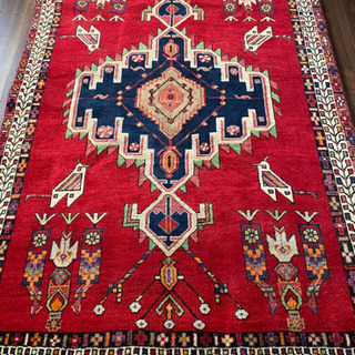 アフサール／シルジャン トライバルラグ 233×152cm