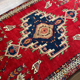 アフサール／シルジャン トライバルラグ 233×152cm