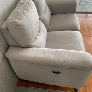 高級オットマン付き電動　ソファー