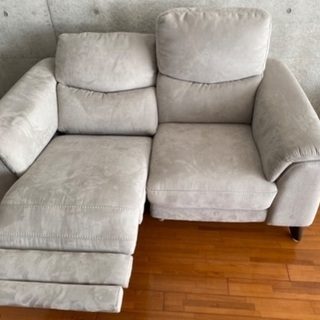 高級オットマン付き電動　ソファー