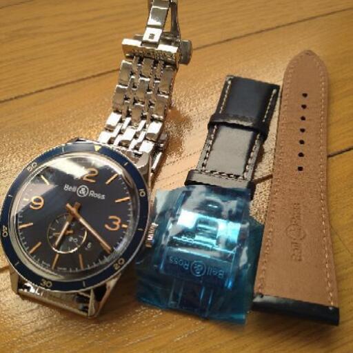 【美品】鏡面ポリッシュベルト付き　Bell＆Ross ベル＆ロス　ヘリテージ BR123\n\n