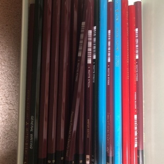 三菱7700色鉛筆 赤青 三菱B鉛筆