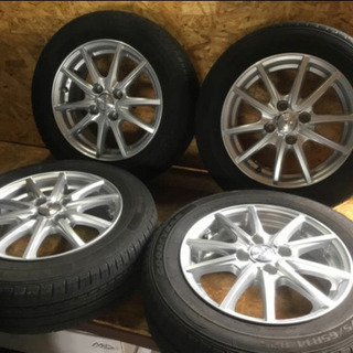 GOODYEAR GT-ECO stage 175／65R14 2016 ホイール JOKER weds 14インチ5.5JJ オフセット+38 PCD 4H100 ハブ73mm