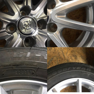 GOODYEAR GT-ECO stage 175／65R14 2016 ホイール JOKER weds 14インチ5.5JJ オフセット+38 PCD 4H100 ハブ73mm