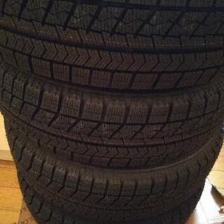 タイヤは未使用 スタッドレス ブリザックVRX 軽自動車用タイヤ付き