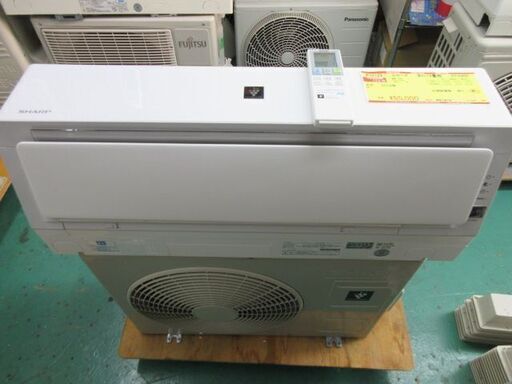K02123　シャープ　中古エアコン　主に14畳用　冷4.0kw／暖5.0kw