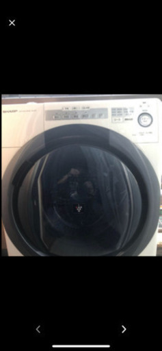 地域限定送料無料 美品 シャープ ドラム式洗濯乾燥機