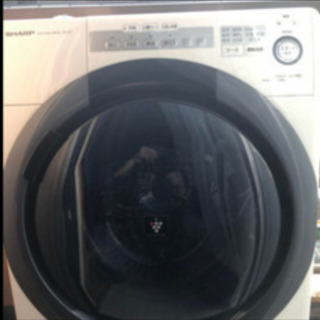 【ネット決済・配送可】SHARP シャープ　ドラム式洗濯機　ES...